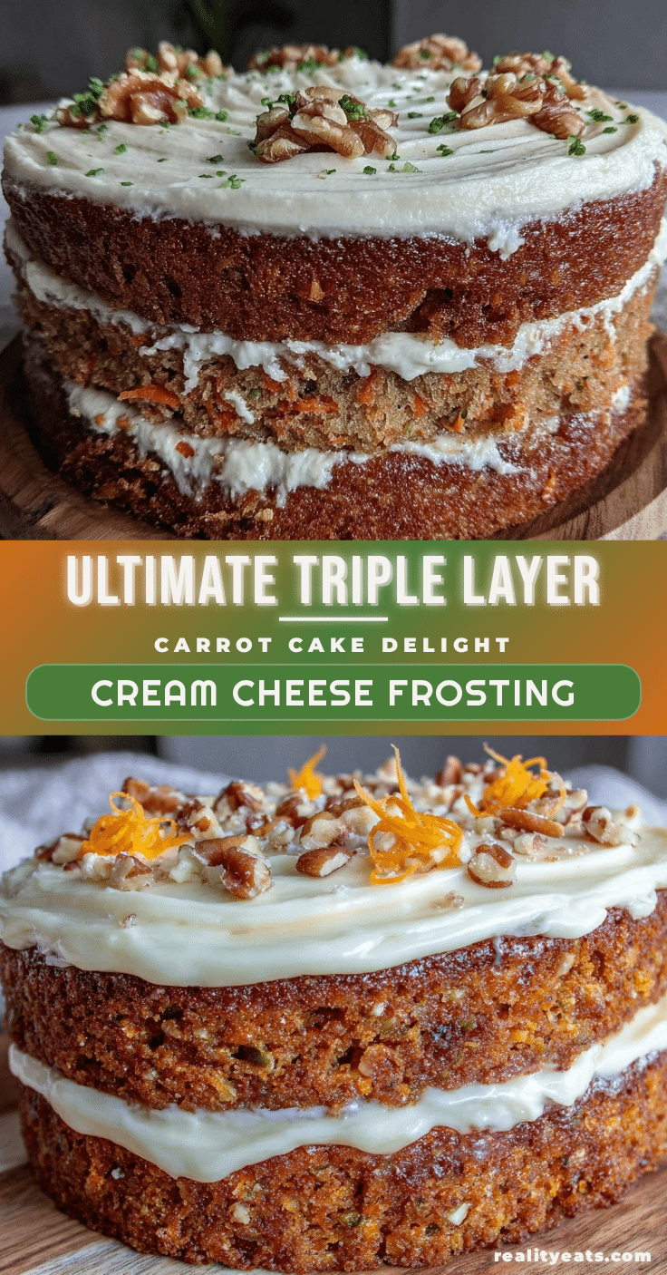 triple layer carrot cake recipe
