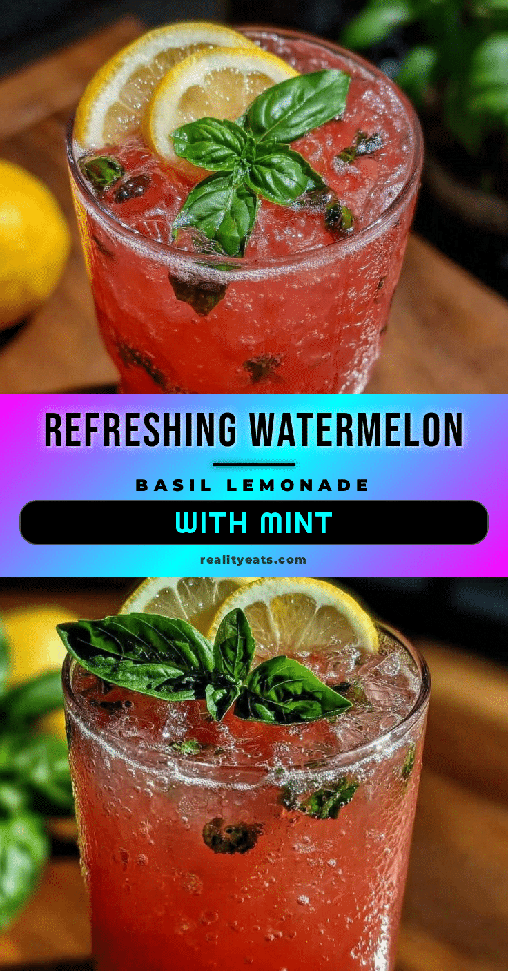 watermelon basil lemonade recipe