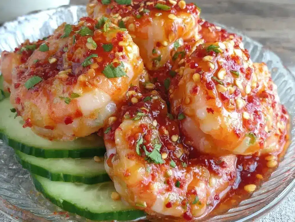 zesty michelada shrimp ceviche - featured image