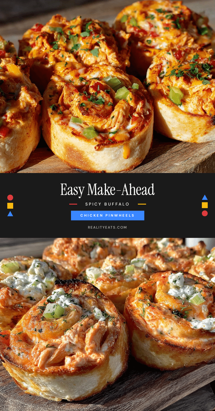 buffalo chicken pinwheels recipe