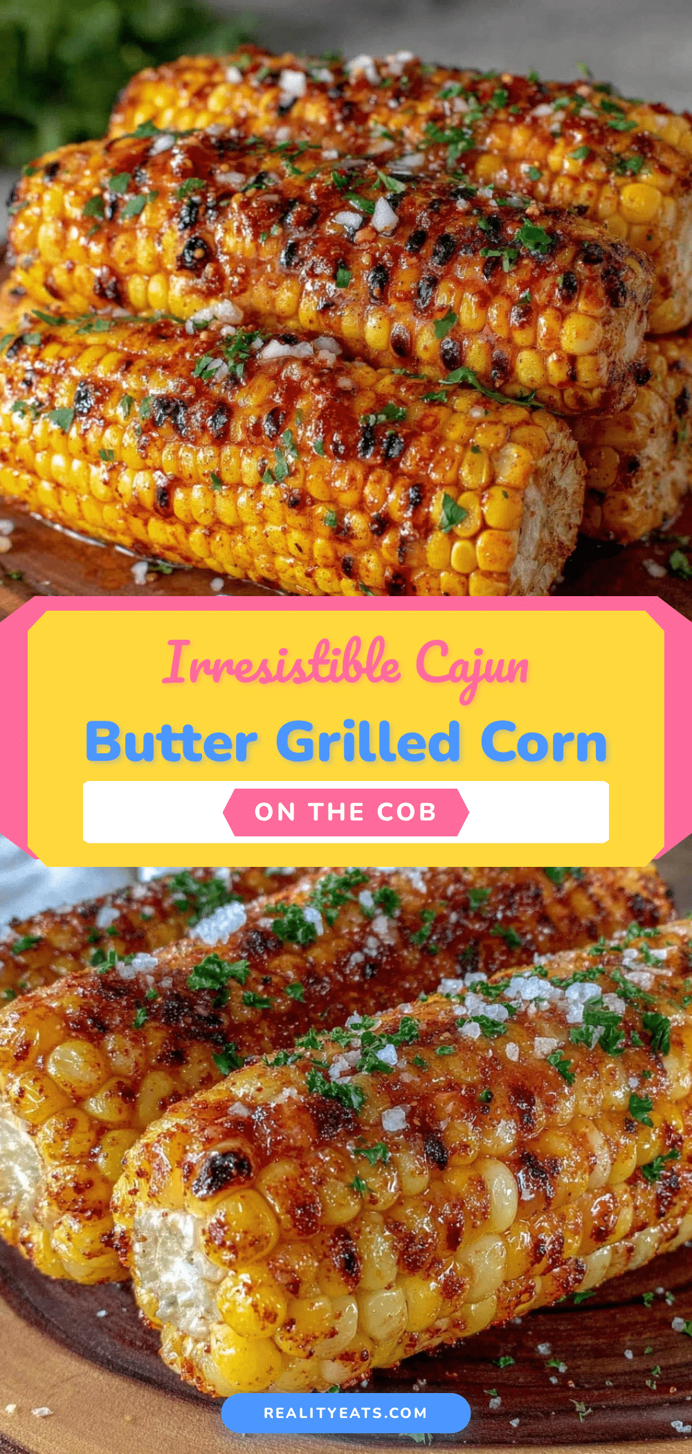 Cajun Butter Grilled Corn recipe