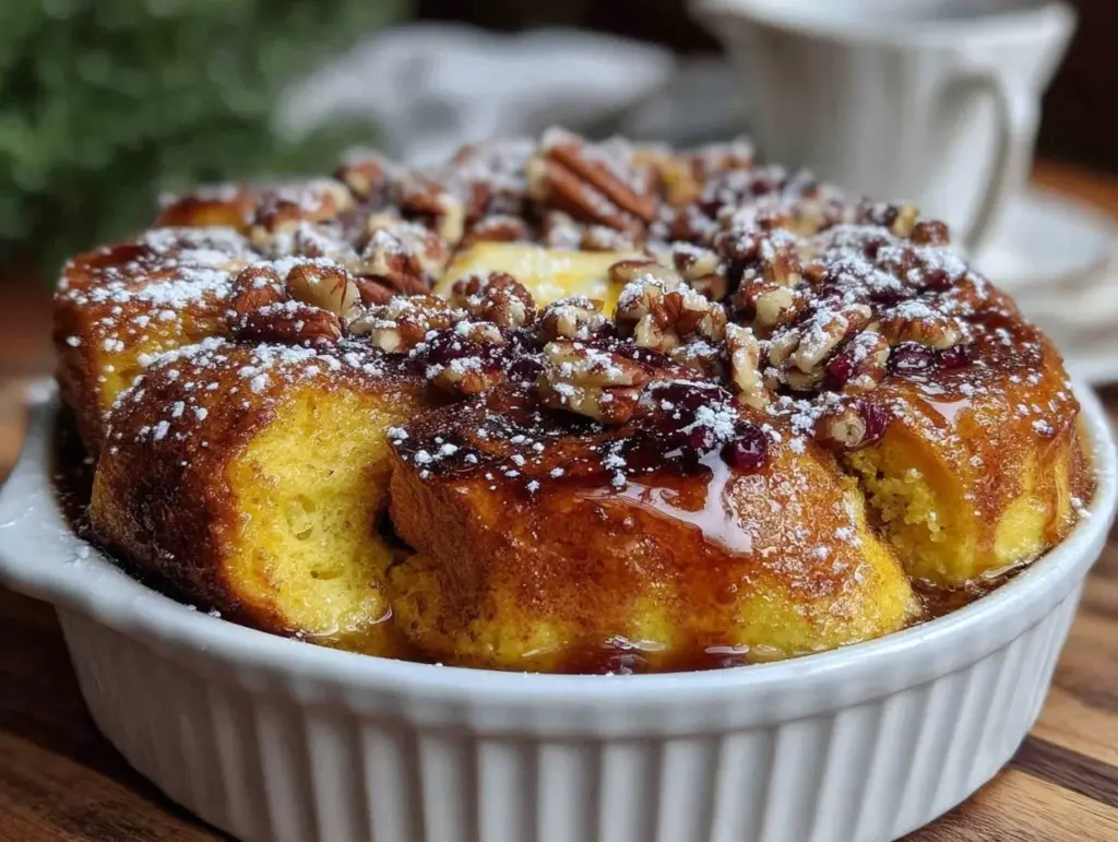 Cozy Cinnamon Roll French Toast Casserole - featured image