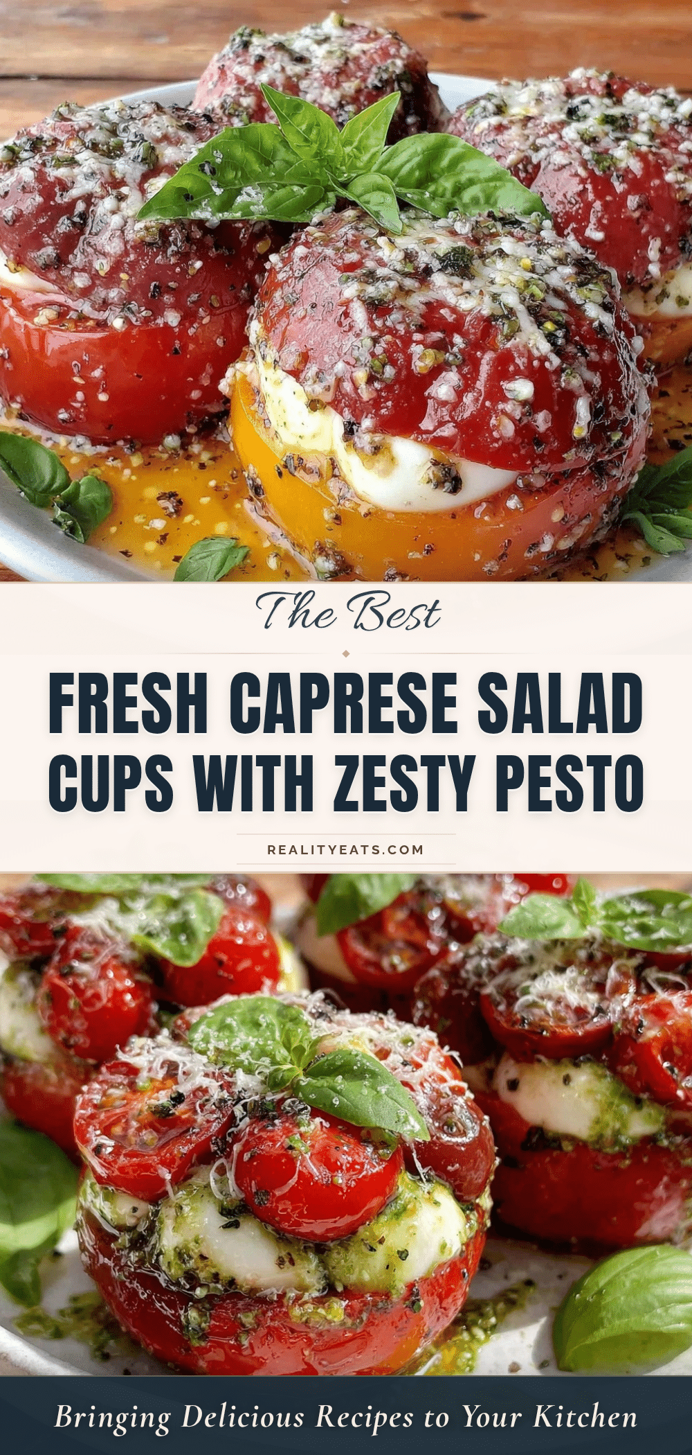 Fresh Caprese Salad Cups recipe