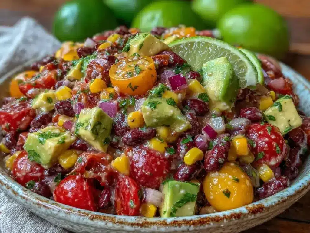fresh cowboy caviar dip - featured image