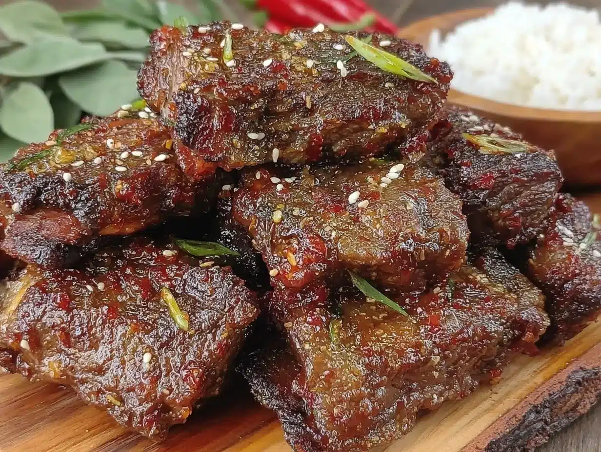 Korean BBQ short ribs preparation steps