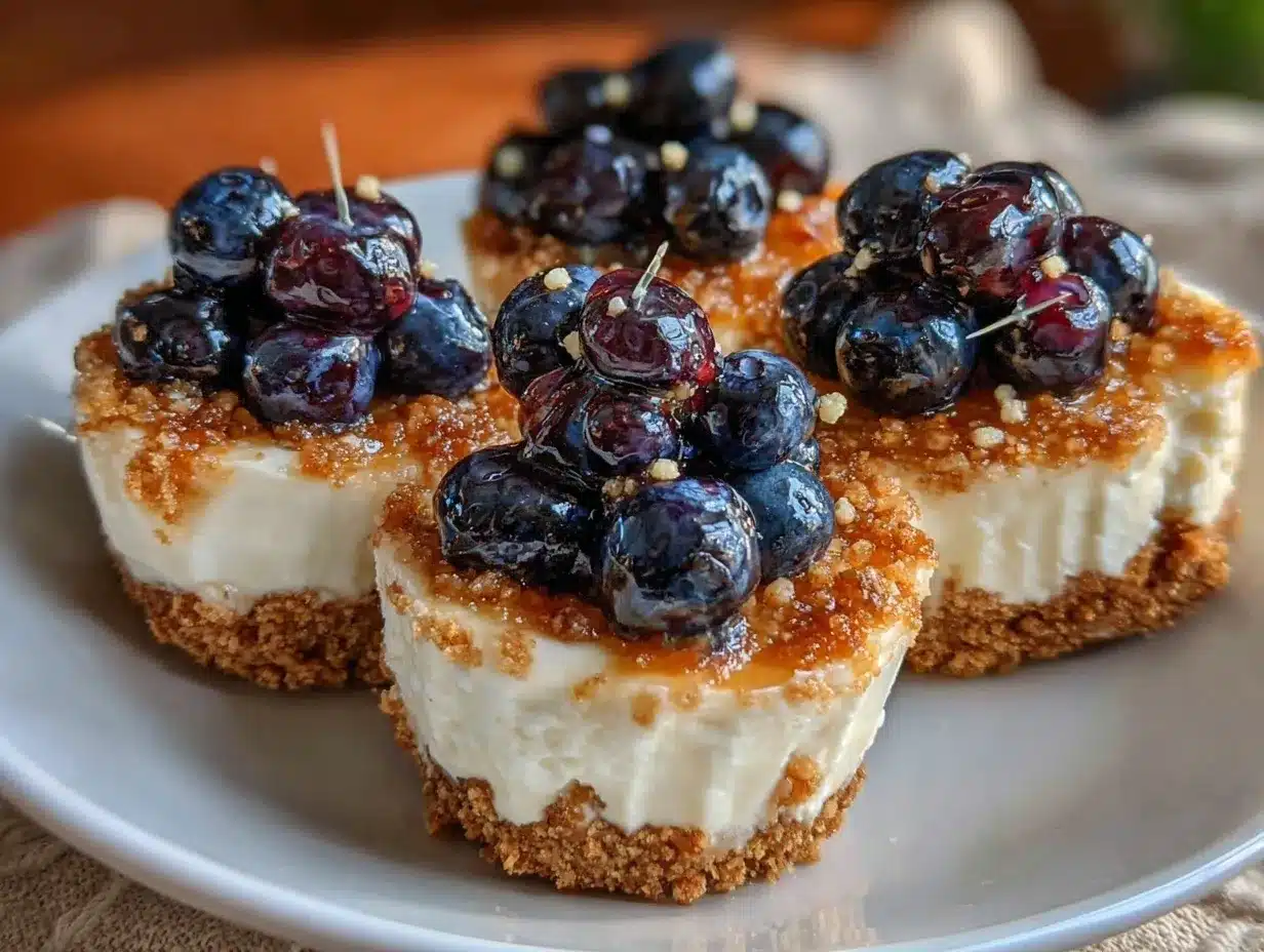 mini flag cheesecakes preparation steps
