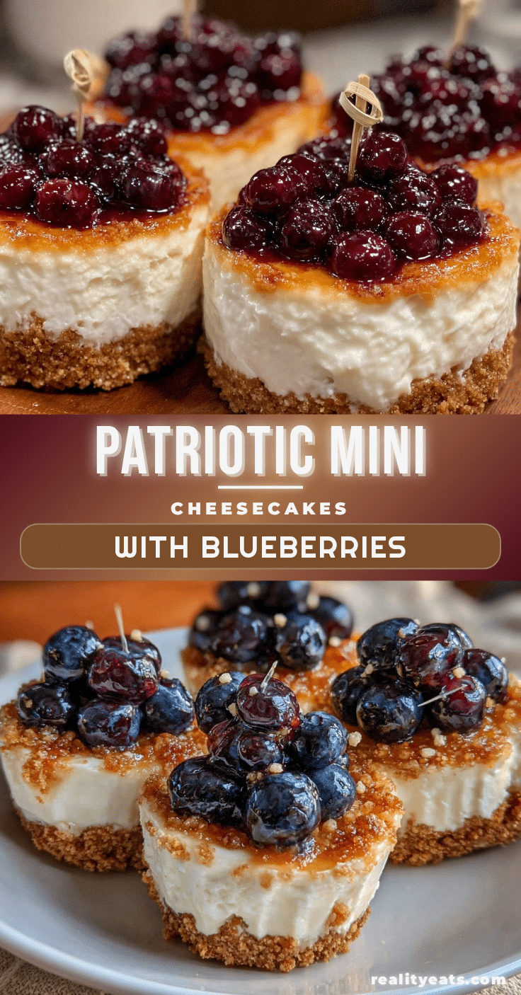 mini flag cheesecakes recipe