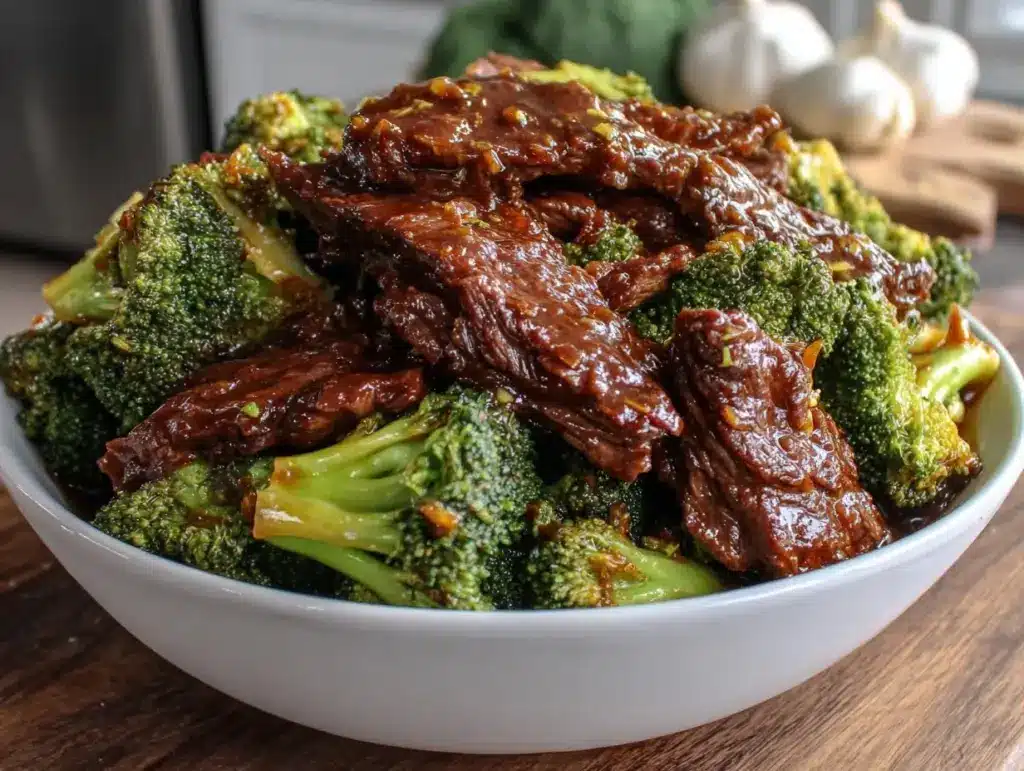 quick beef and broccoli stir fry - featured image