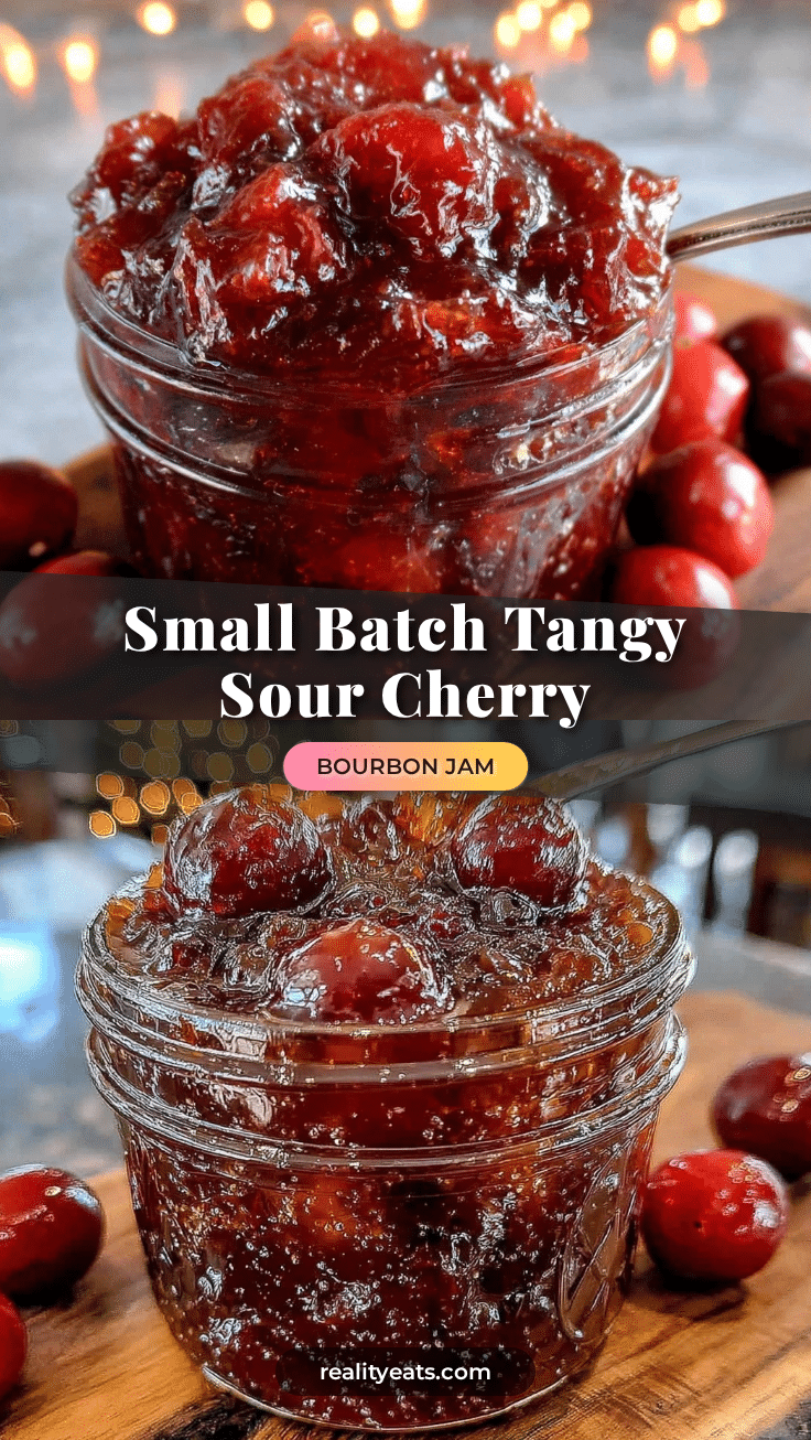 sour cherry bourbon jam recipe