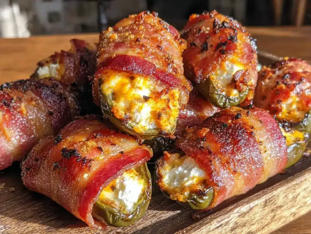 bacon-wrapped jalapeño poppers - featured image
