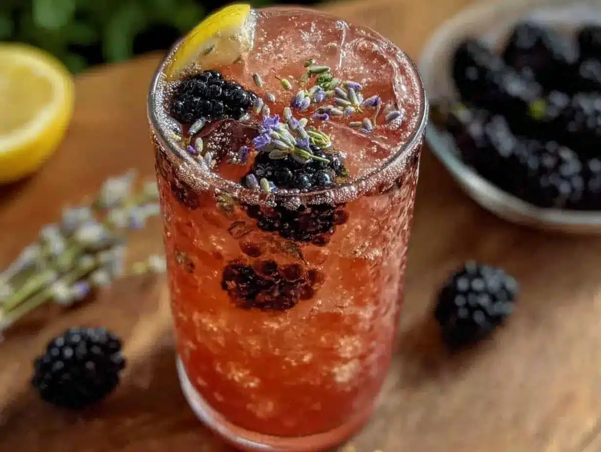blackberry lavender lemonade preparation steps
