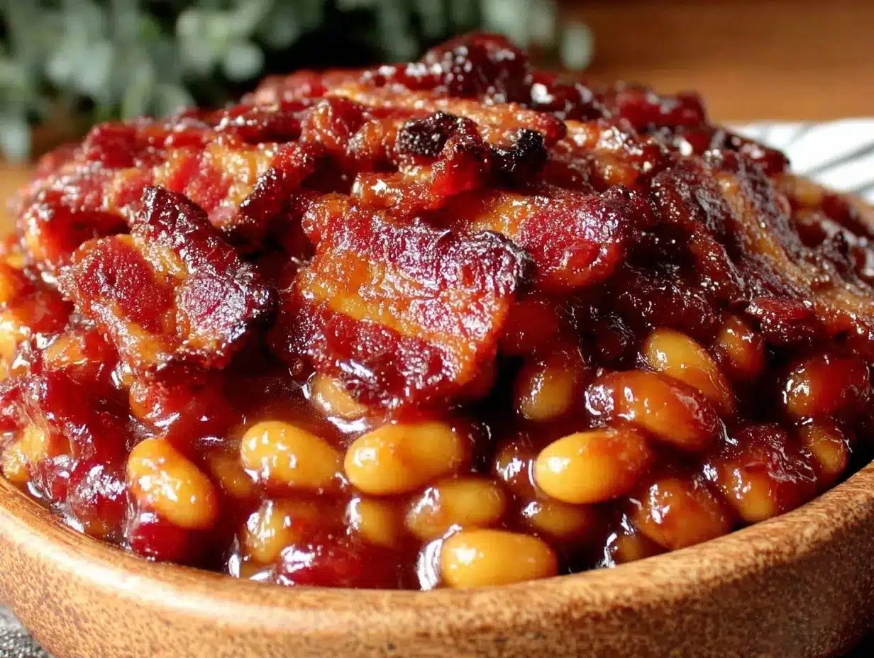 bourbon bacon baked beans preparation steps
