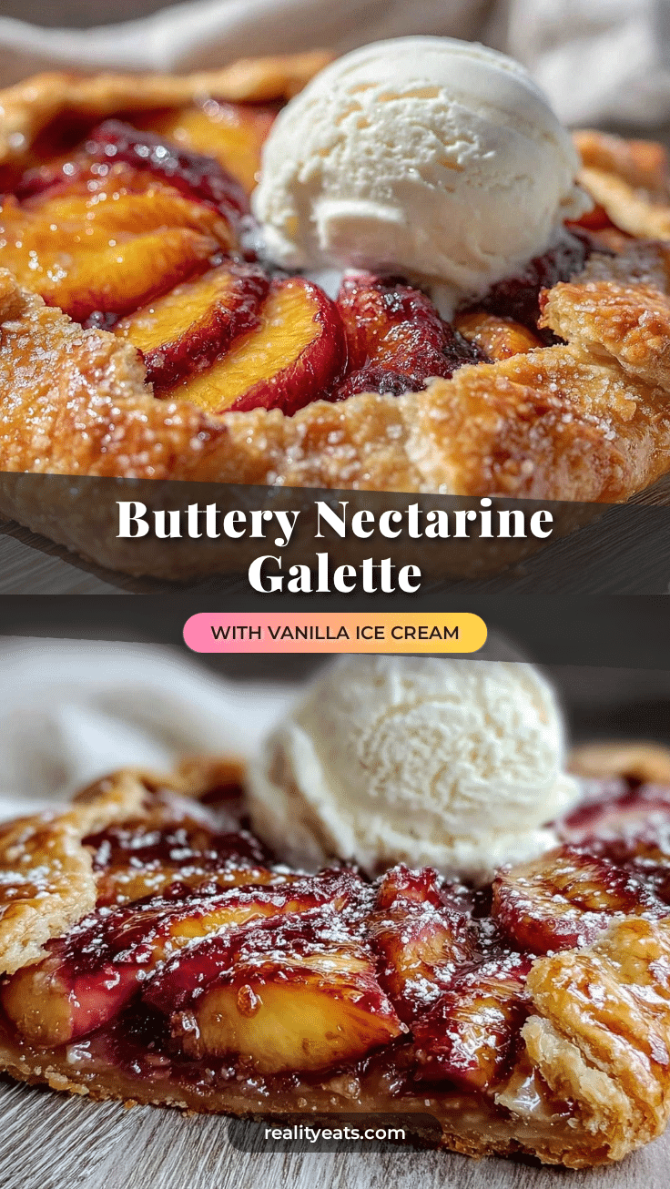 brown butter nectarine galette recipe