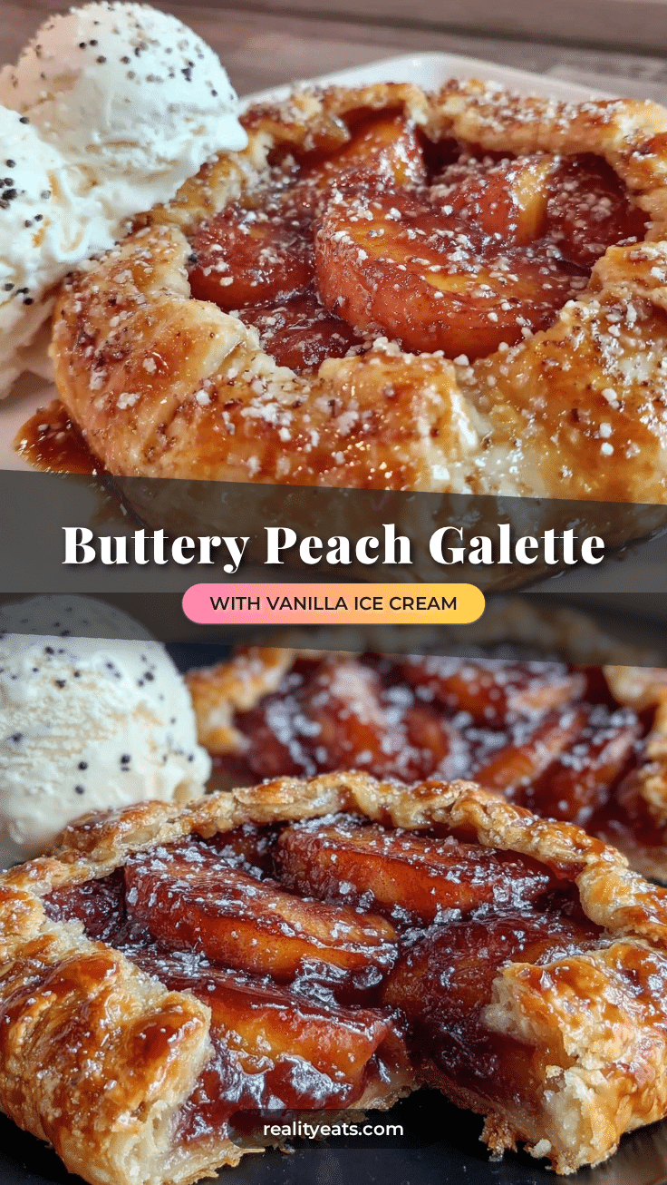 brown butter peach galette recipe