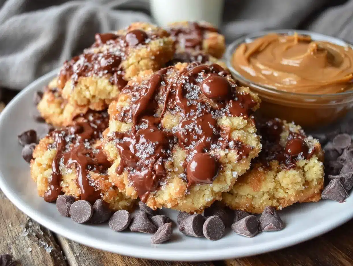 chewy peanut butter chocolate chip lunchbox cookies preparation steps