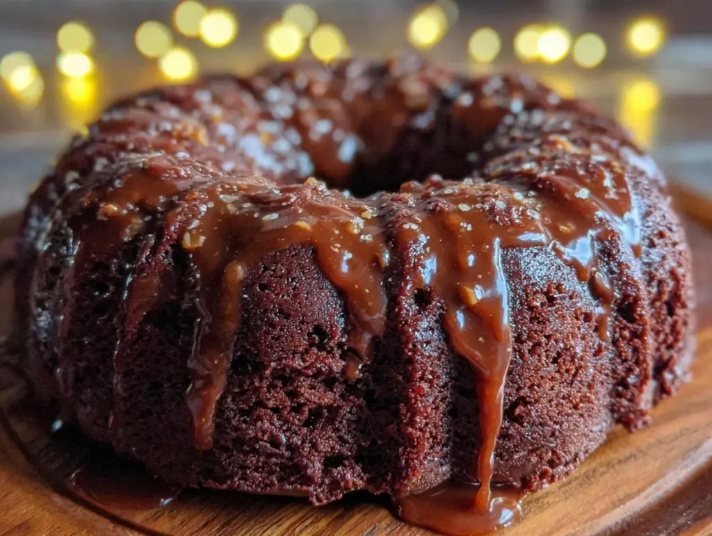 chocolate stout bundt cake - featured image
