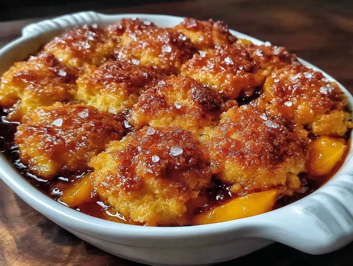 cozy peach cobbler preparation steps