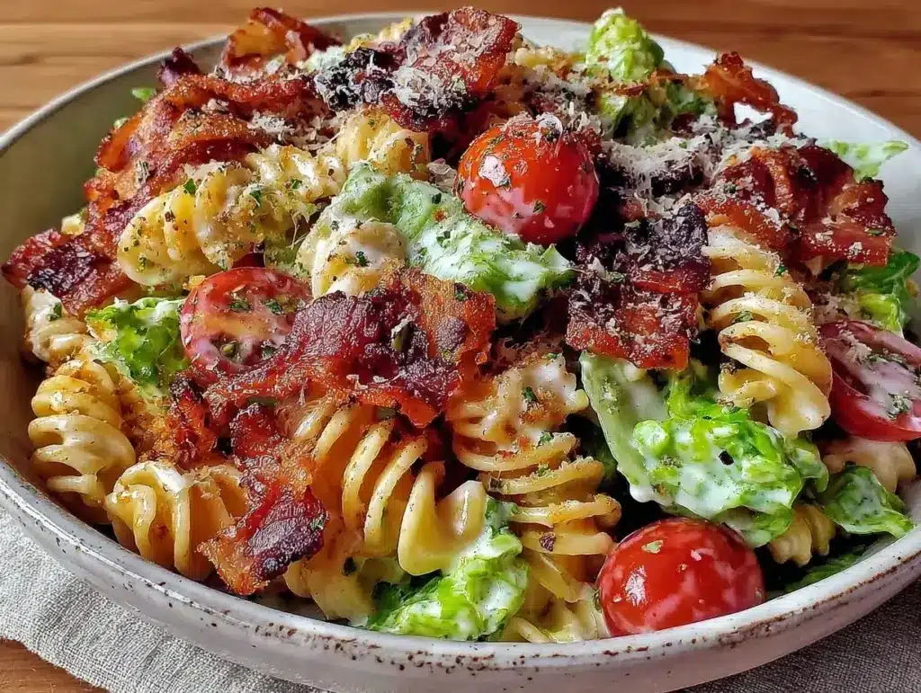 creamy BLT pasta salad - featured image