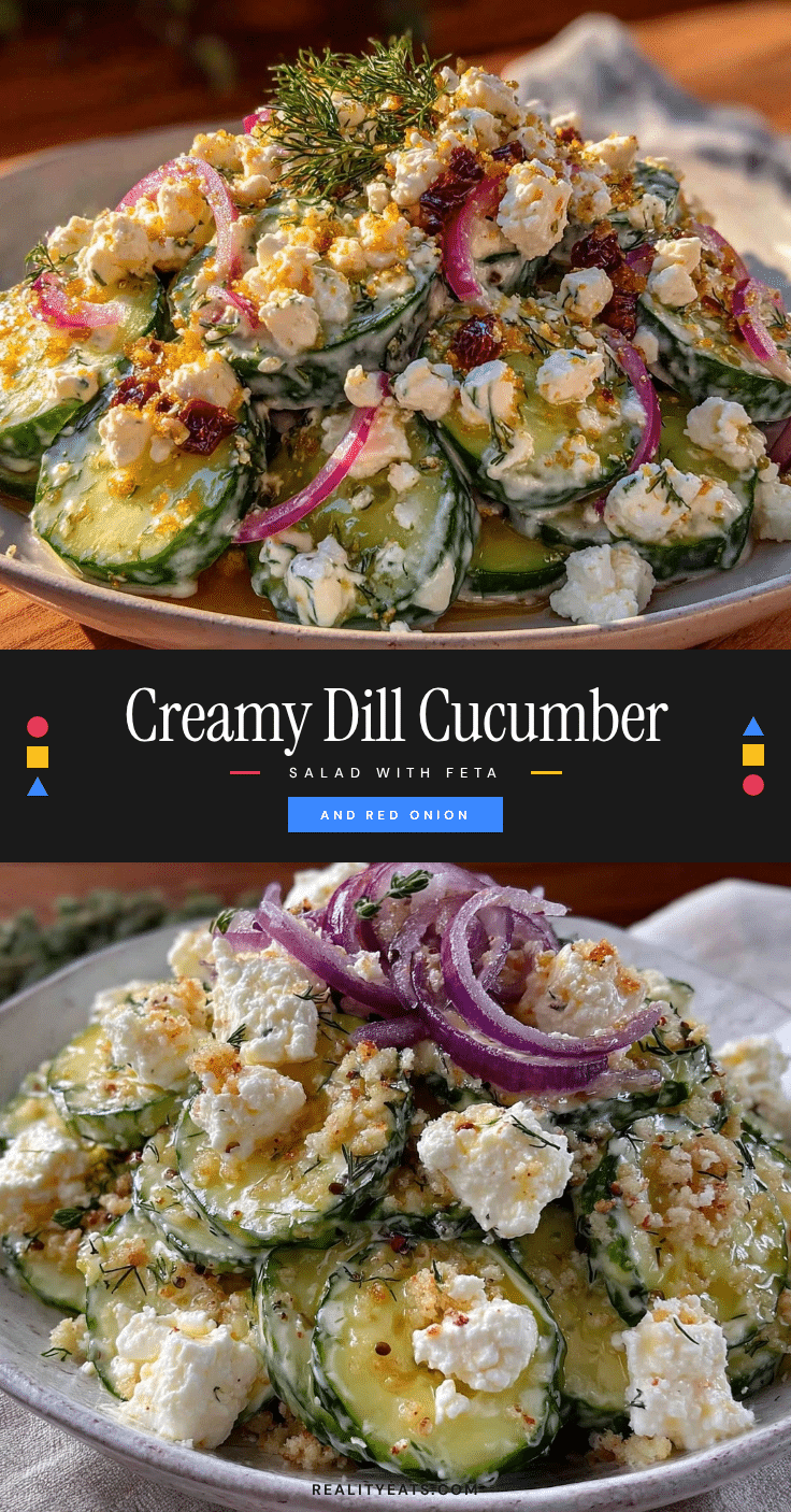 creamy dill cucumber salad recipe