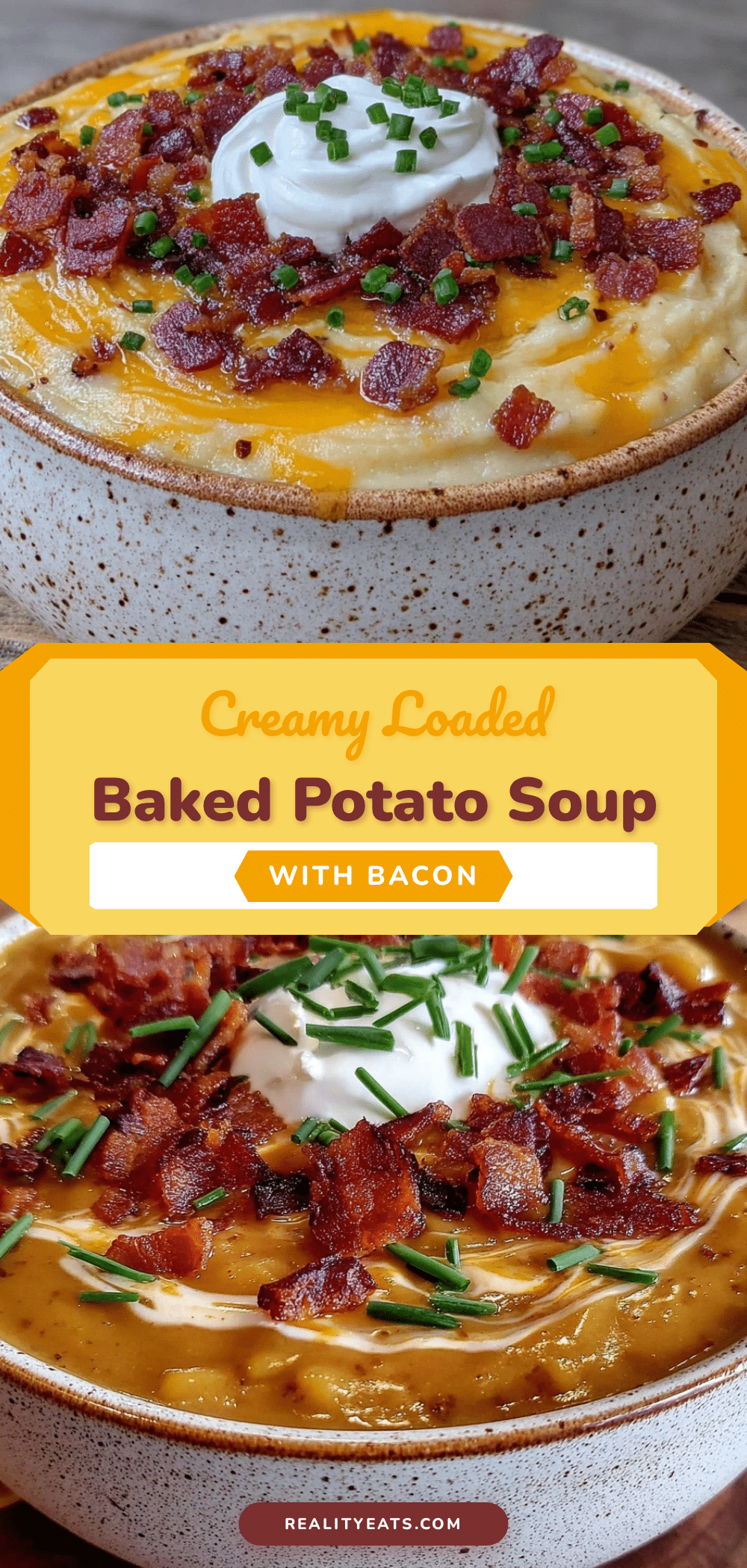 creamy loaded baked potato soup recipe