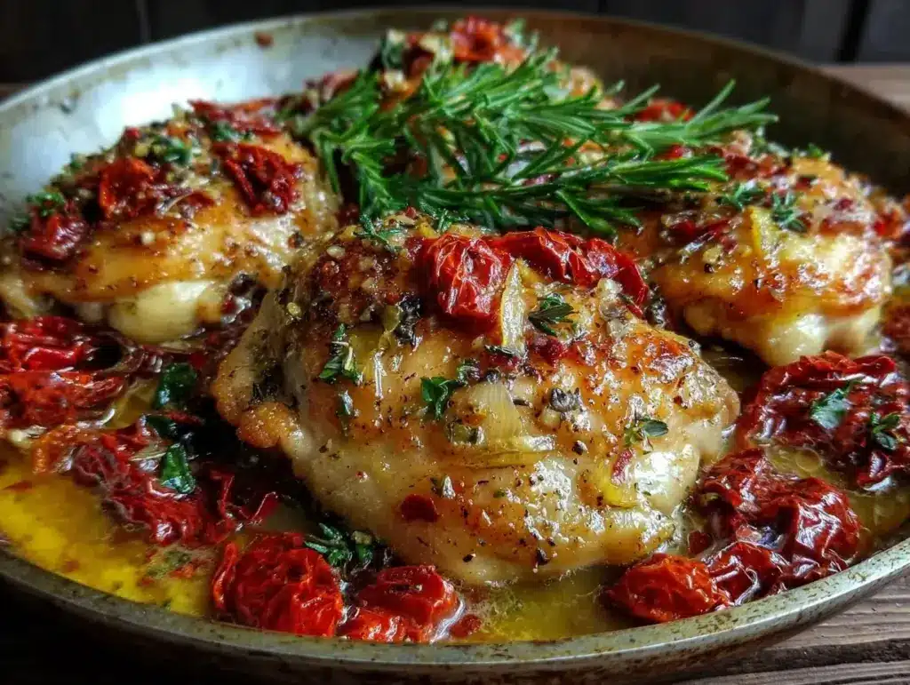 Creamy One-Pan Tuscan Chicken - featured image