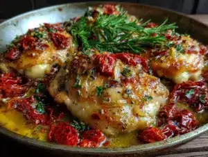 Creamy One-Pan Tuscan Chicken - featured image