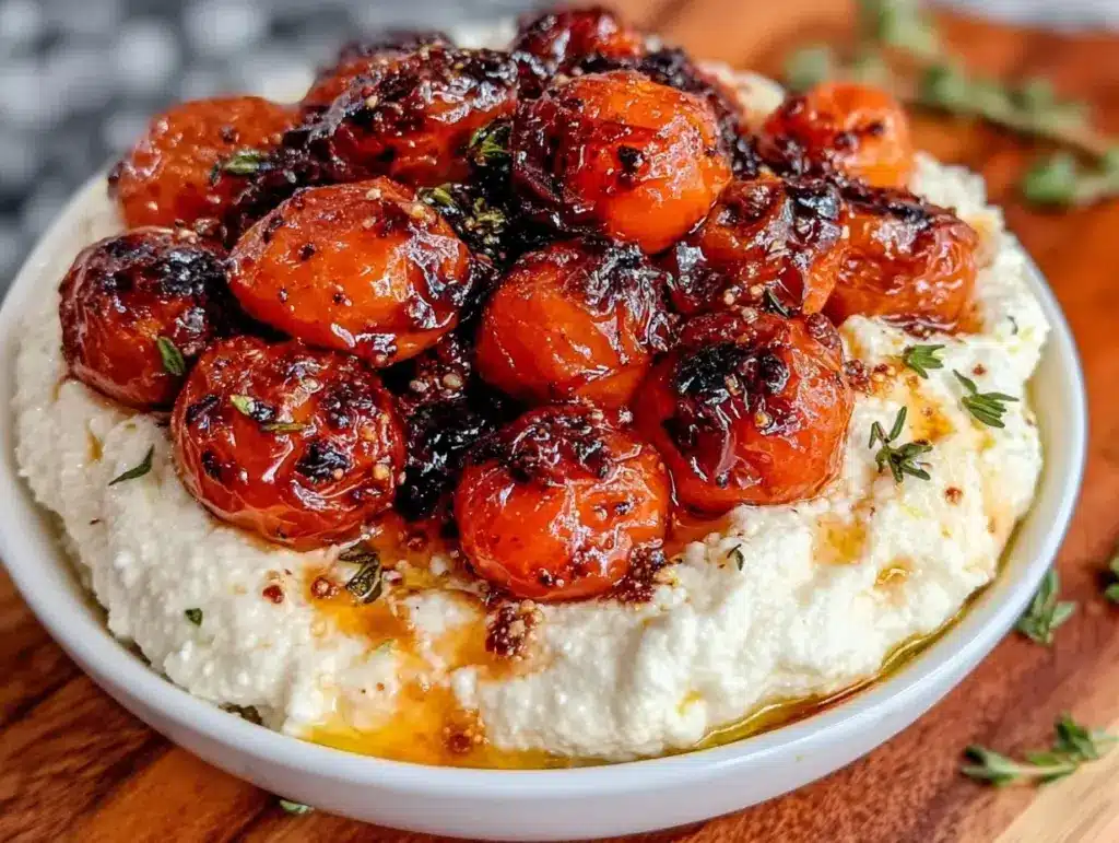 creamy whipped feta dip - featured image