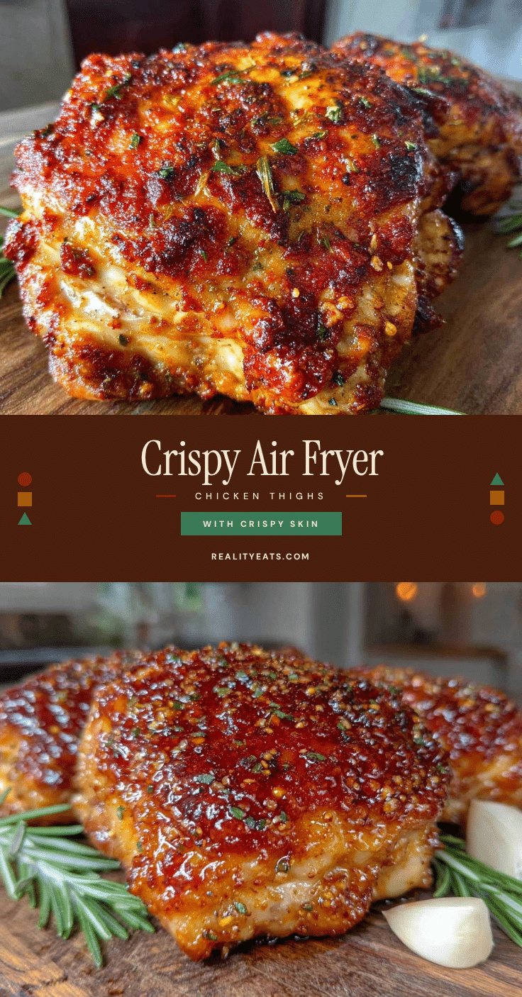 crispy air fryer chicken thighs recipe