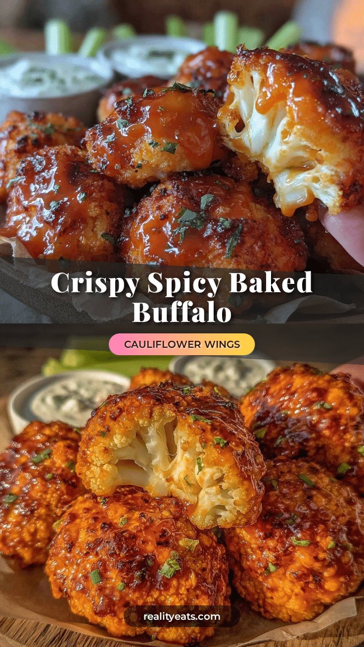 crispy baked buffalo cauliflower wings recipe