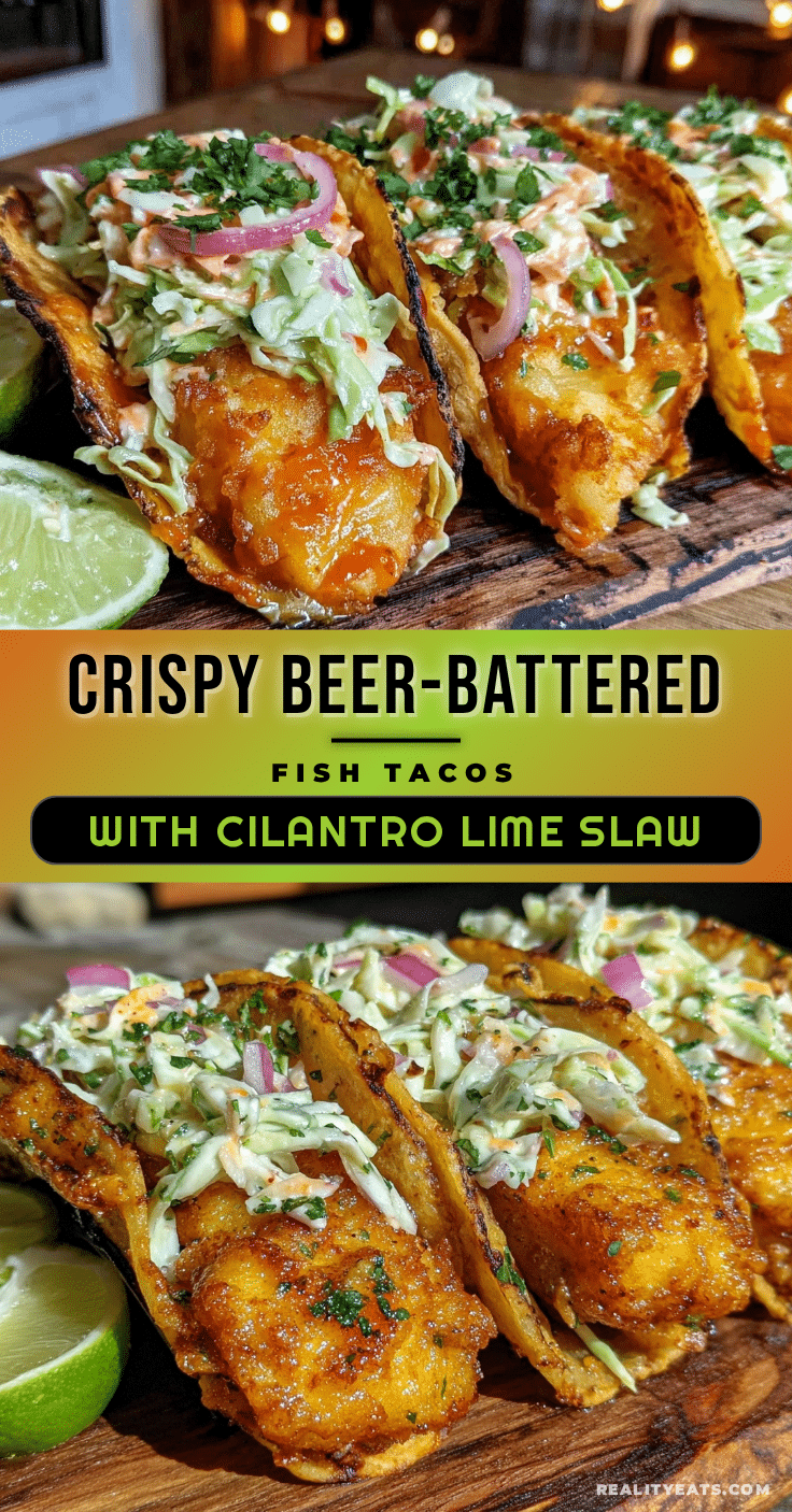 crispy beer-battered fish tacos recipe