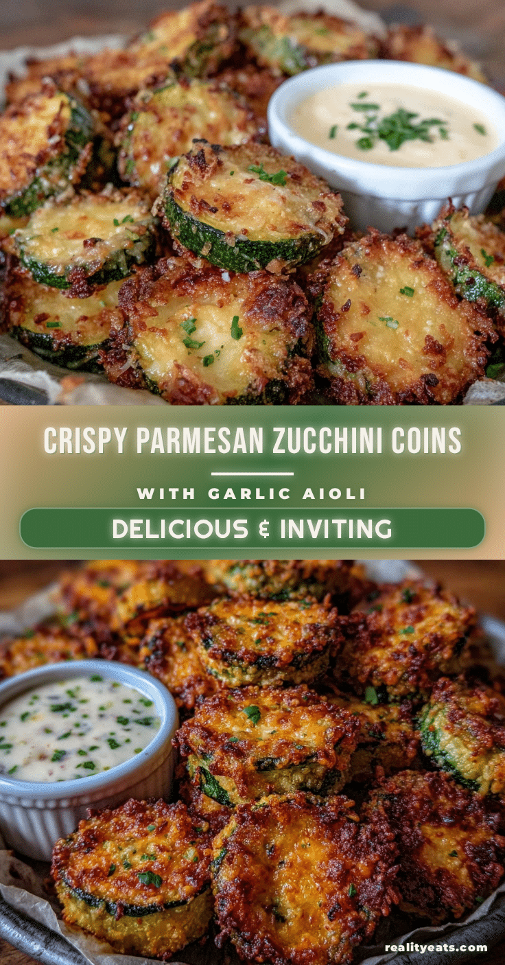 crispy parmesan zucchini coins recipe