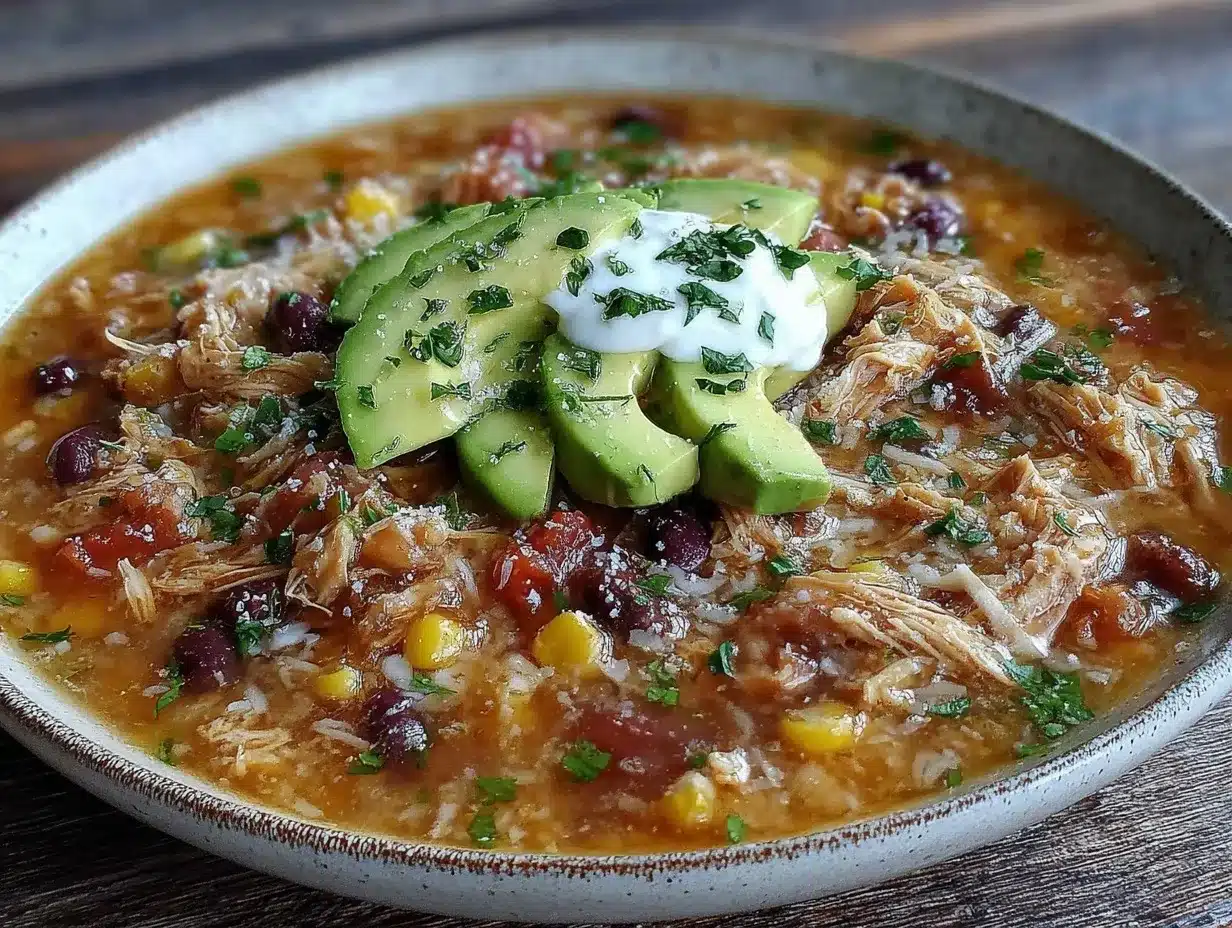 crockpot chicken tortilla soup preparation steps