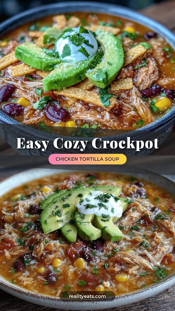 crockpot chicken tortilla soup recipe