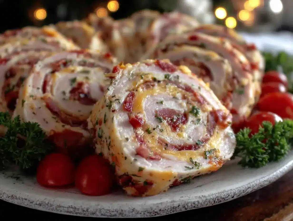 easy cheesy turkey pinwheel roll ups preparation steps