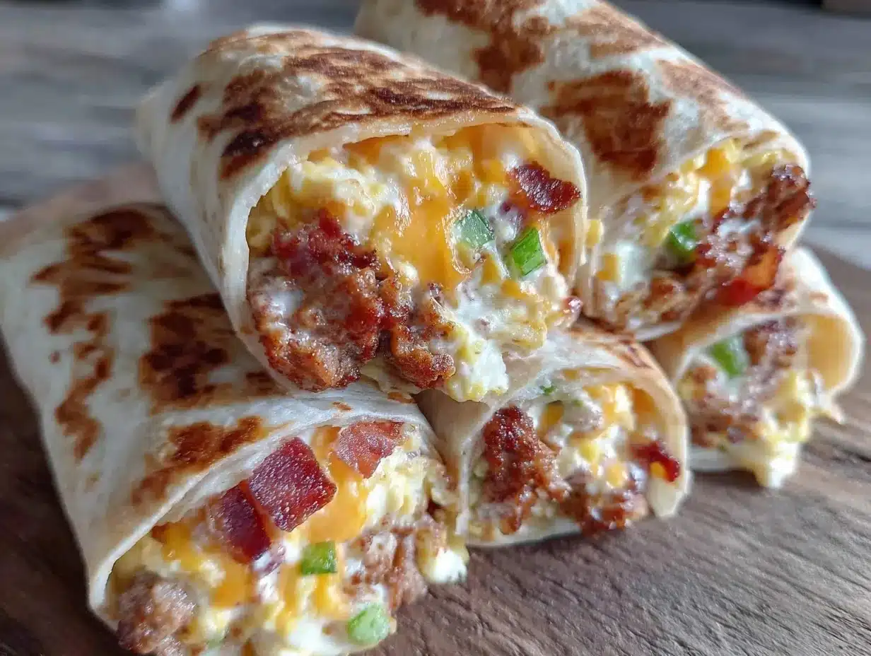 easy make-ahead breakfast burritos preparation steps