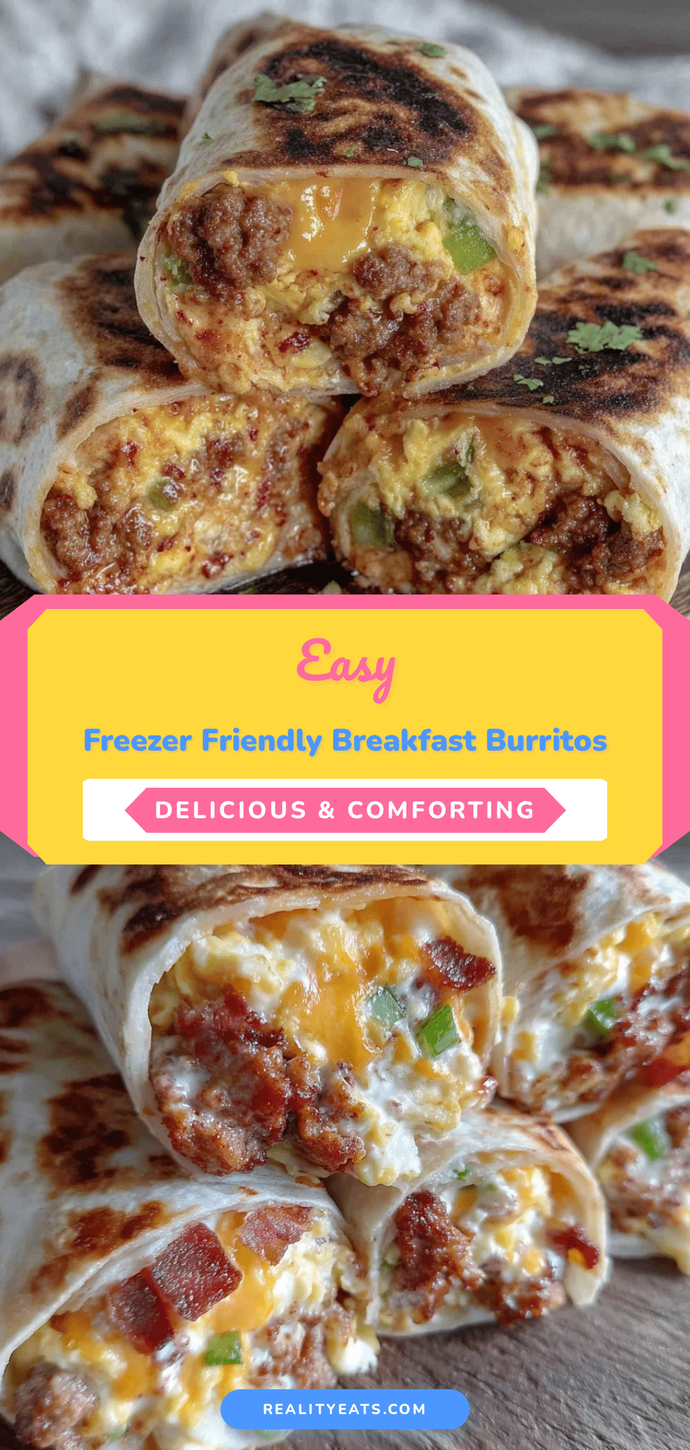 easy make-ahead breakfast burritos recipe
