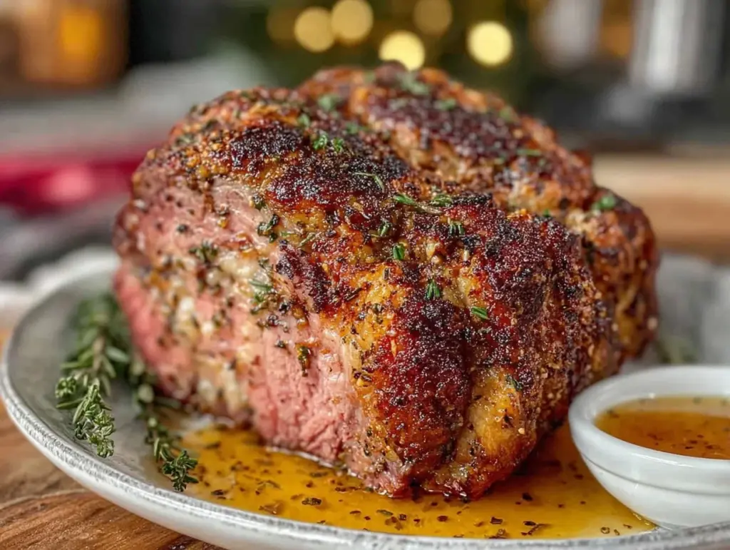 espresso-rubbed prime rib roast - featured image