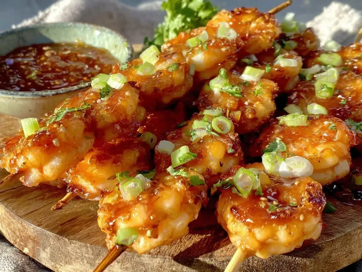 firecracker shrimp skewers preparation steps