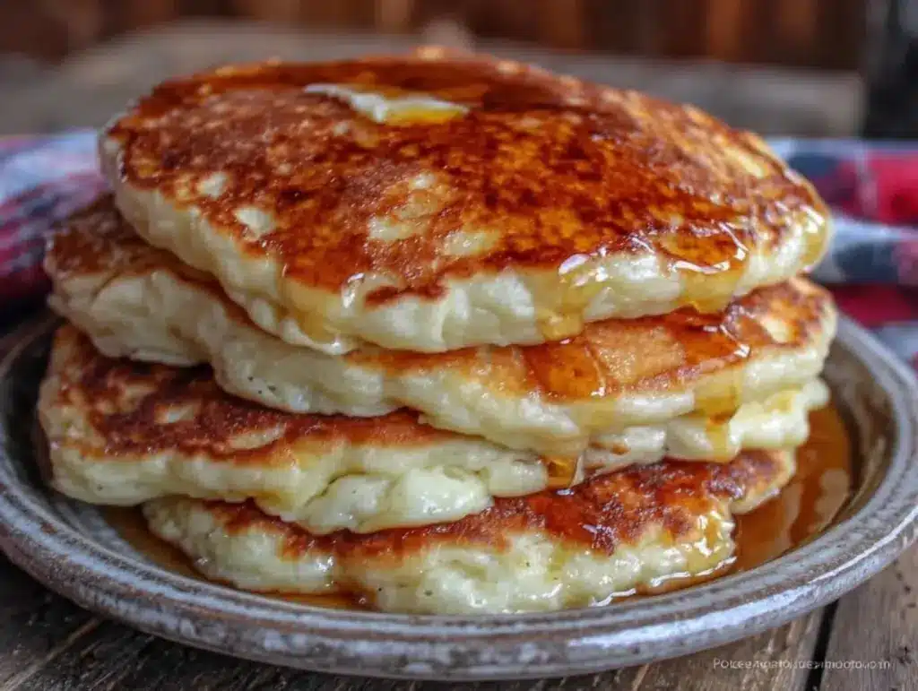 fluffy buttermilk pancakes recipe - featured image
