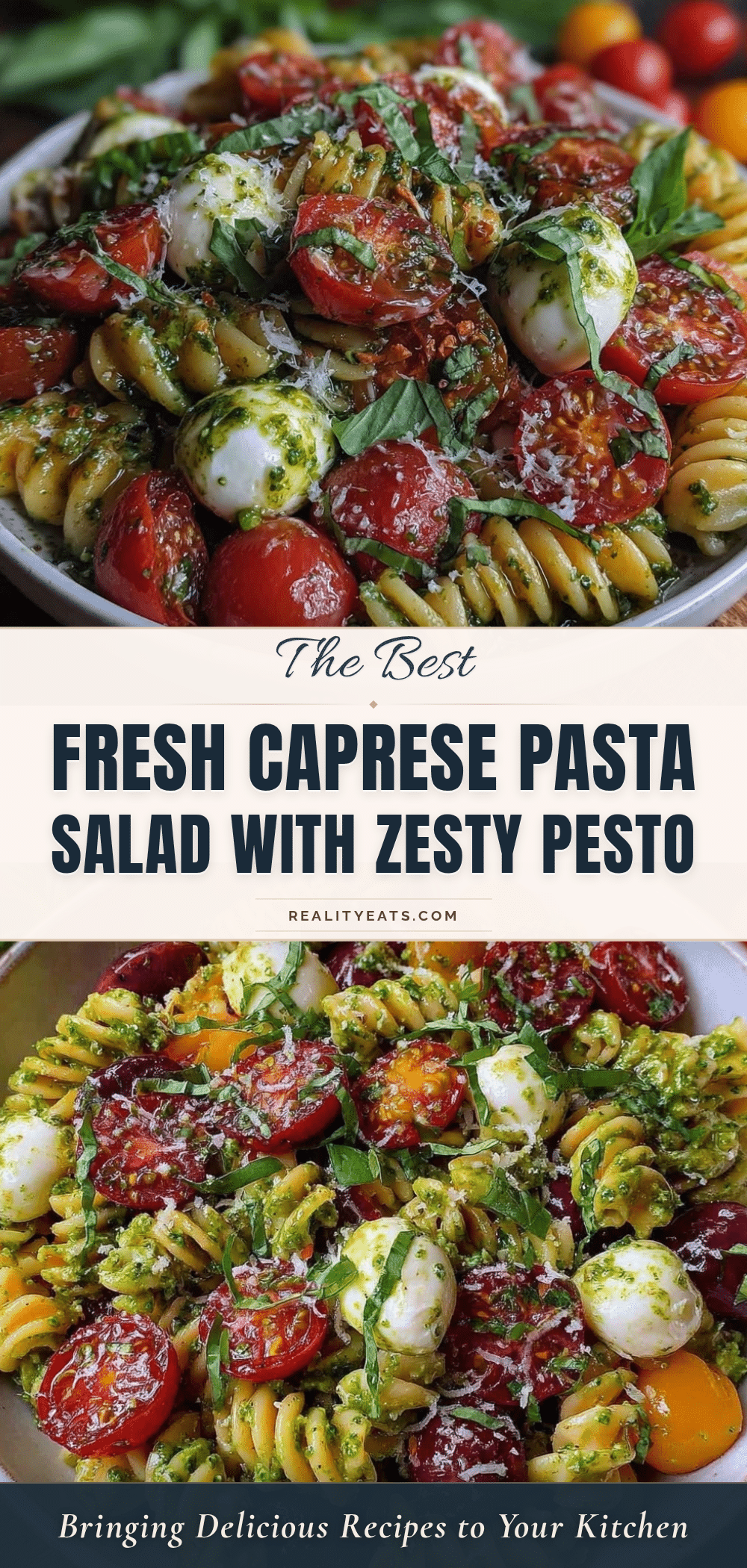 fresh caprese pasta salad recipe