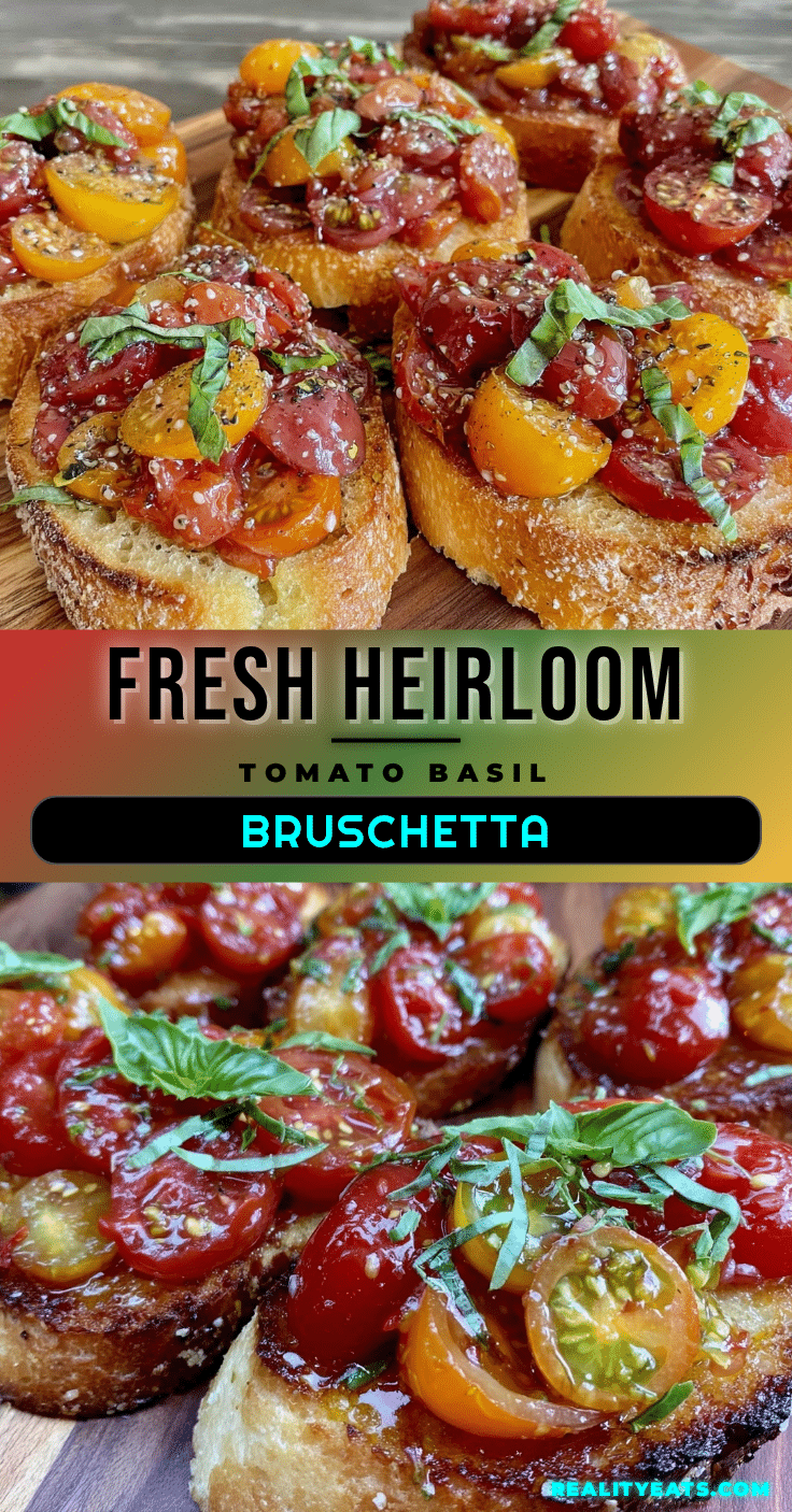 fresh heirloom tomato bruschetta recipe