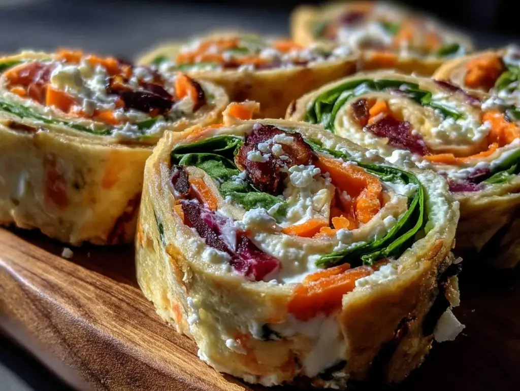 Fresh Rainbow Veggie Pinwheels - featured image