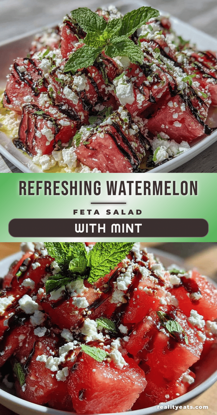fresh watermelon feta salad recipe