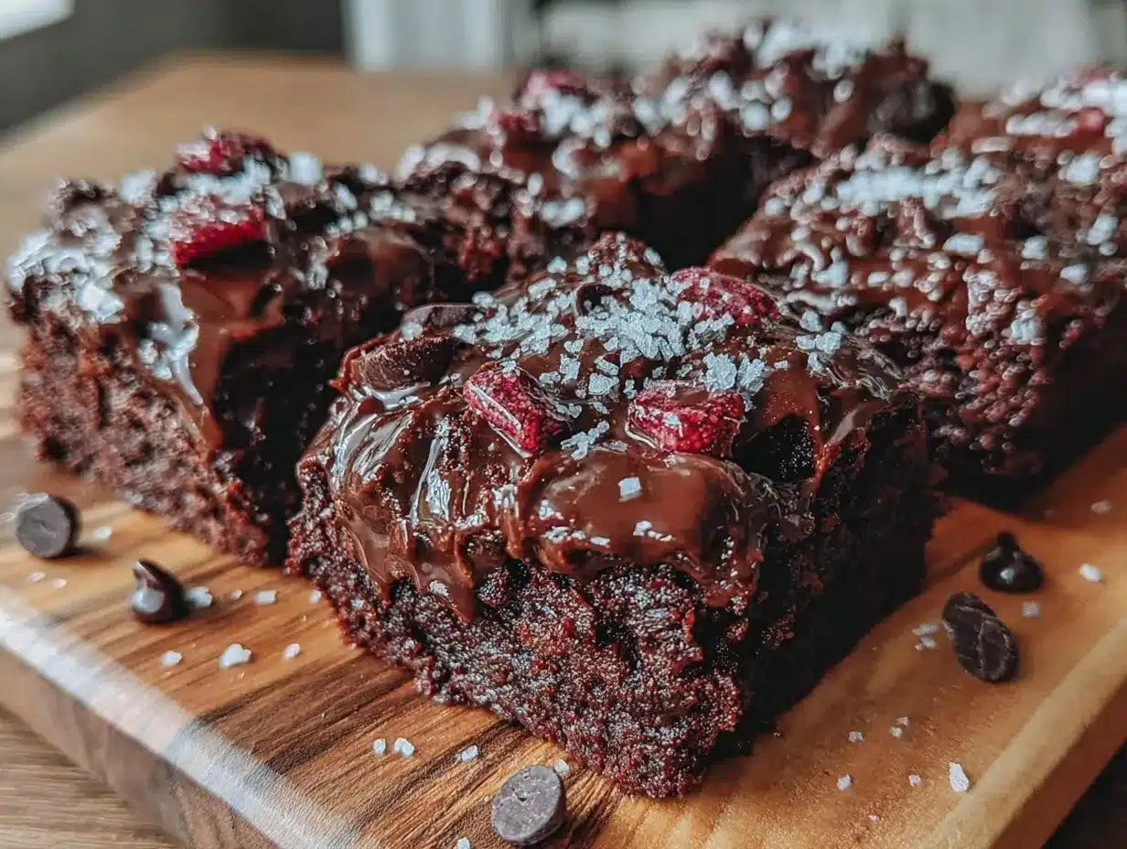 fudgy black bean brownies preparation steps