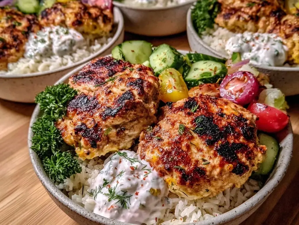 Greek chicken meal prep bowls - featured image
