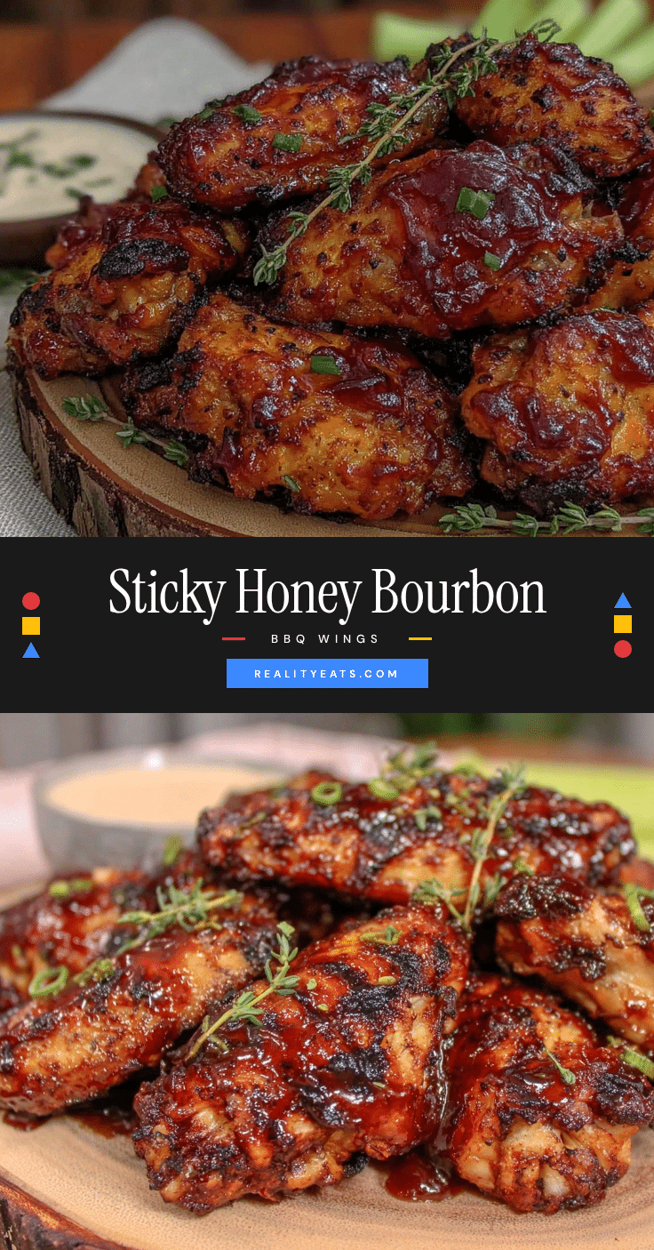 honey bourbon bbq chicken wings recipe