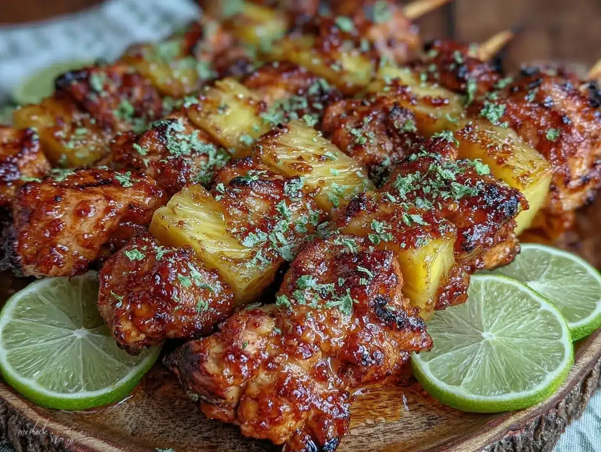 honey lime grilled chicken kabobs preparation steps
