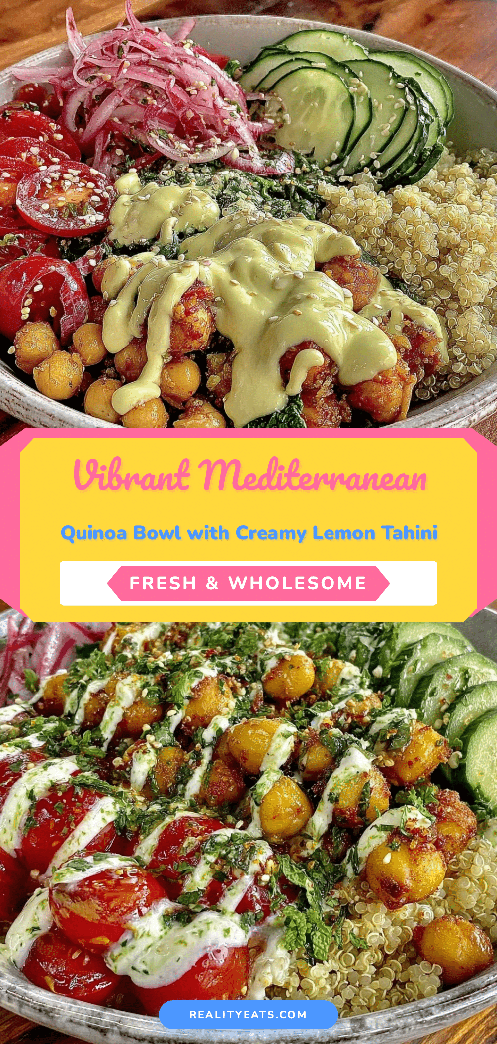 Mediterranean Quinoa Bowl recipe