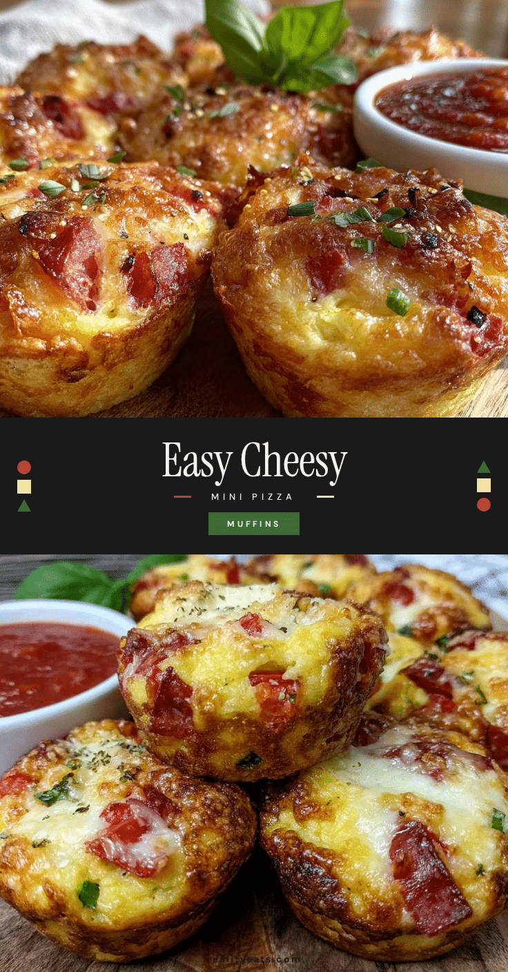 mini pizza muffins recipe