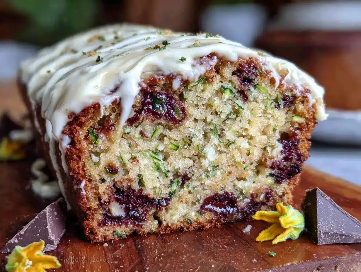 moist chocolate chunk zucchini bread preparation steps